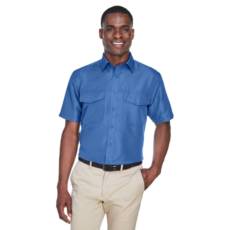 Harriton Men's Key West Short-Sleeve Performance Staff Shirt 15
