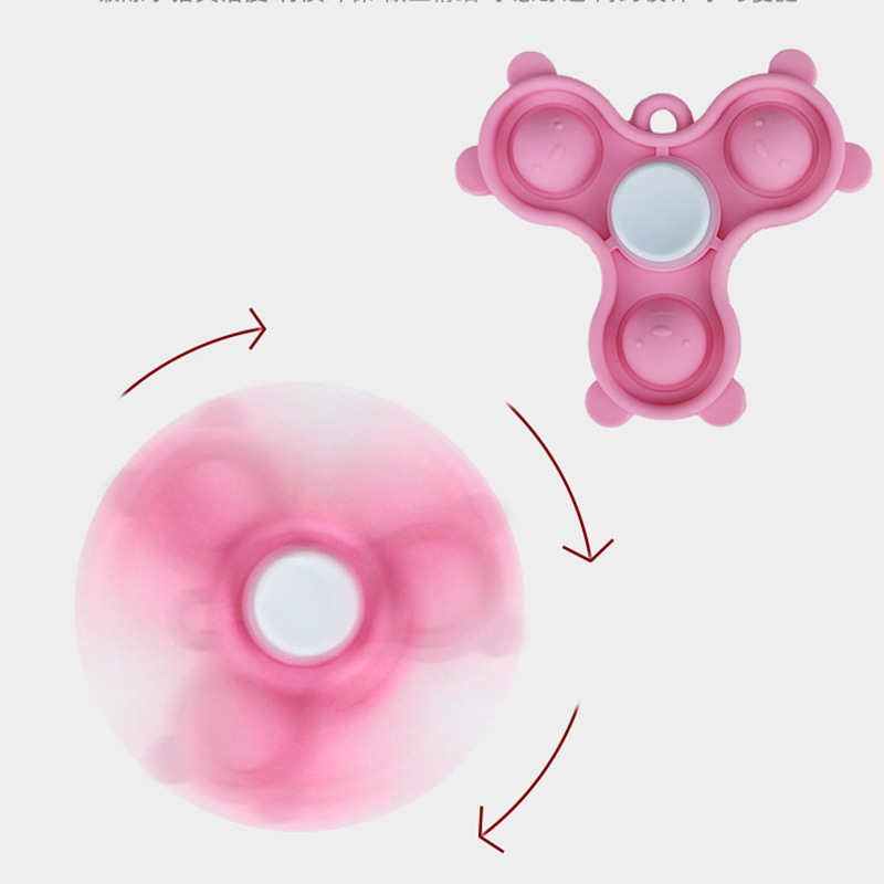 Popper Fidget Finger Spinner keychain 2