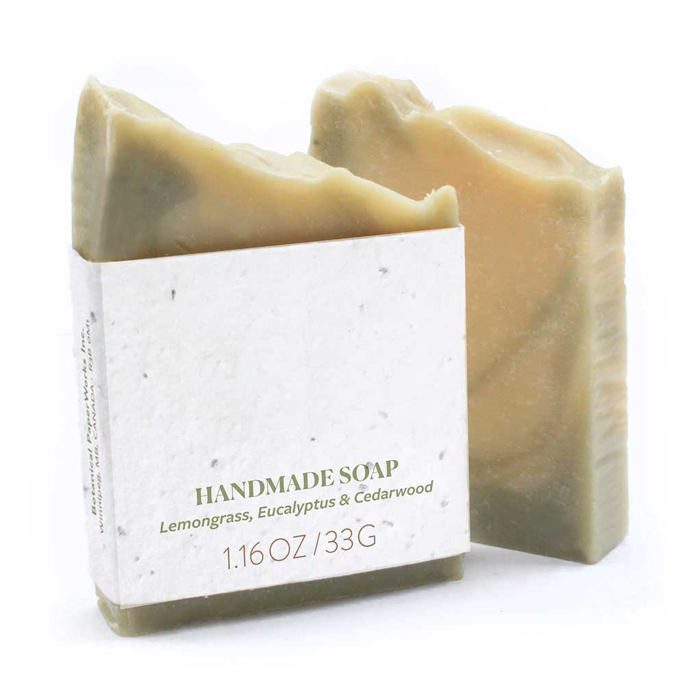 Lemongrass, Eucalyptus & Cedarwood Soap (Half Thick) 3