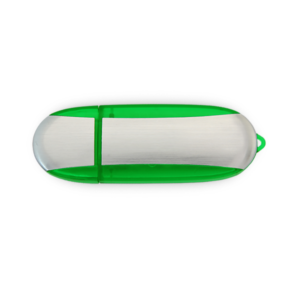 Lemont Brushed Aluminum Oval USB - Simports 14
