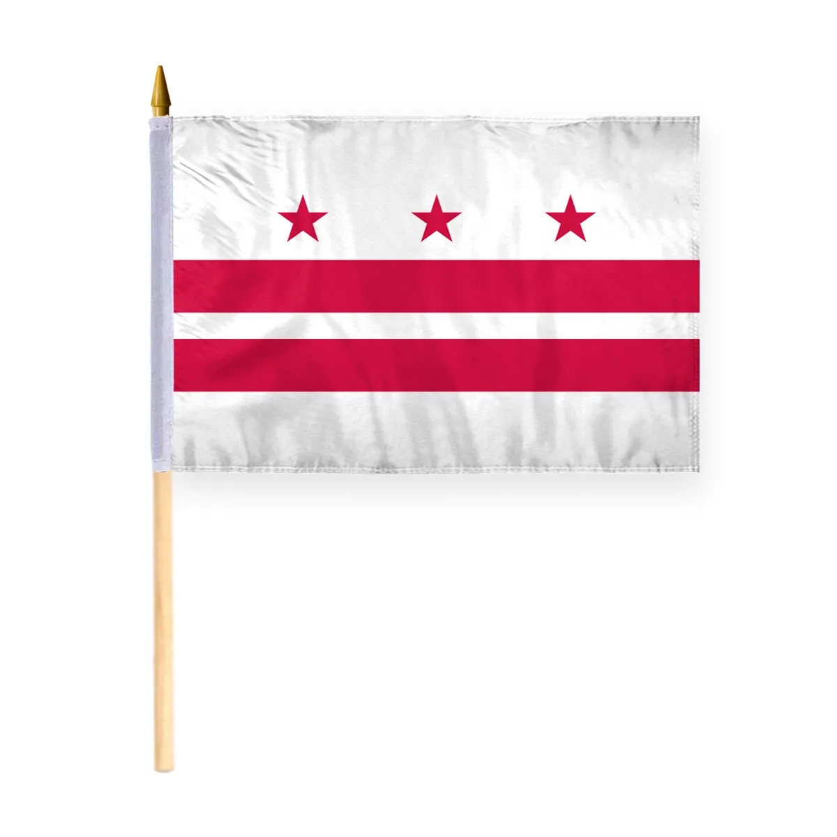 4x6"&12x18'' District of Columbia ePoly Printed Stick Flags 3
