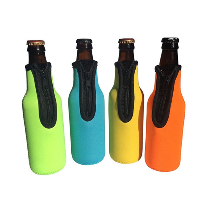 Plain Beer Bottle Cooler Covers Fit 3