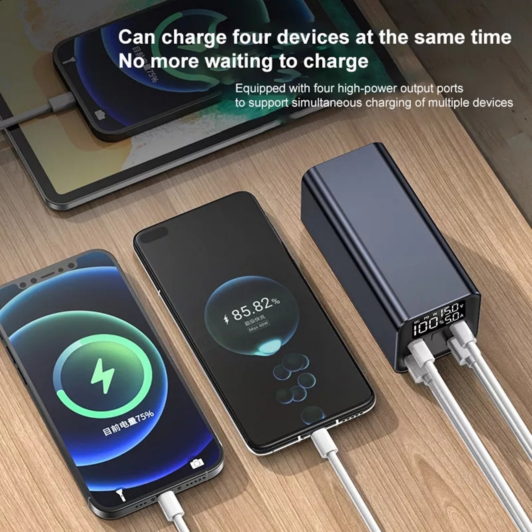 65W Multi-Device Fast Charging Power Bank 20000 Mah 7
