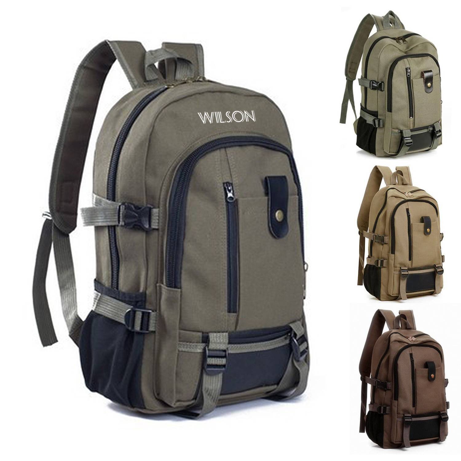 Canvas Male Travel Backpack 1