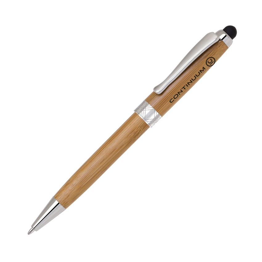 Eco VII Stylus Tool with Bamboo Ballpoint Pen and Pencil Set 4