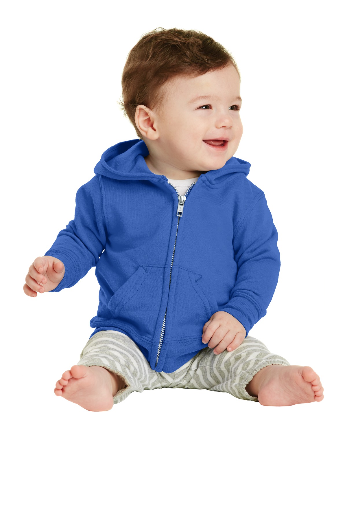 Port & Co Infant Core Fleece Full-Zip Hooded Sweatshirt. CAR78IZH 37