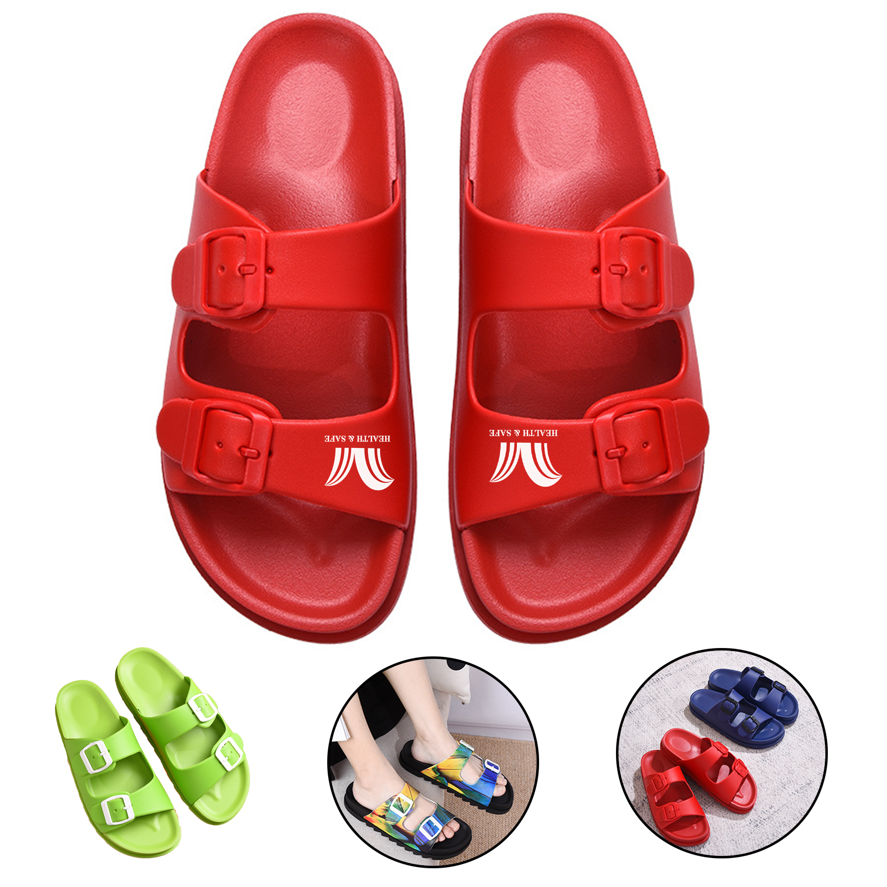 Sandals Double Buckle Strap 2