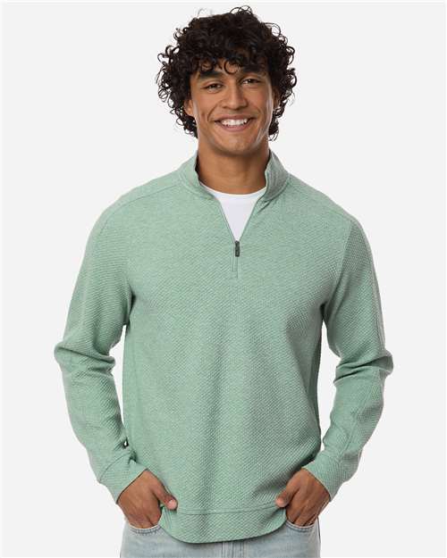 Men's Spirit Textured Quarter-Zip Pullover - NE725 39