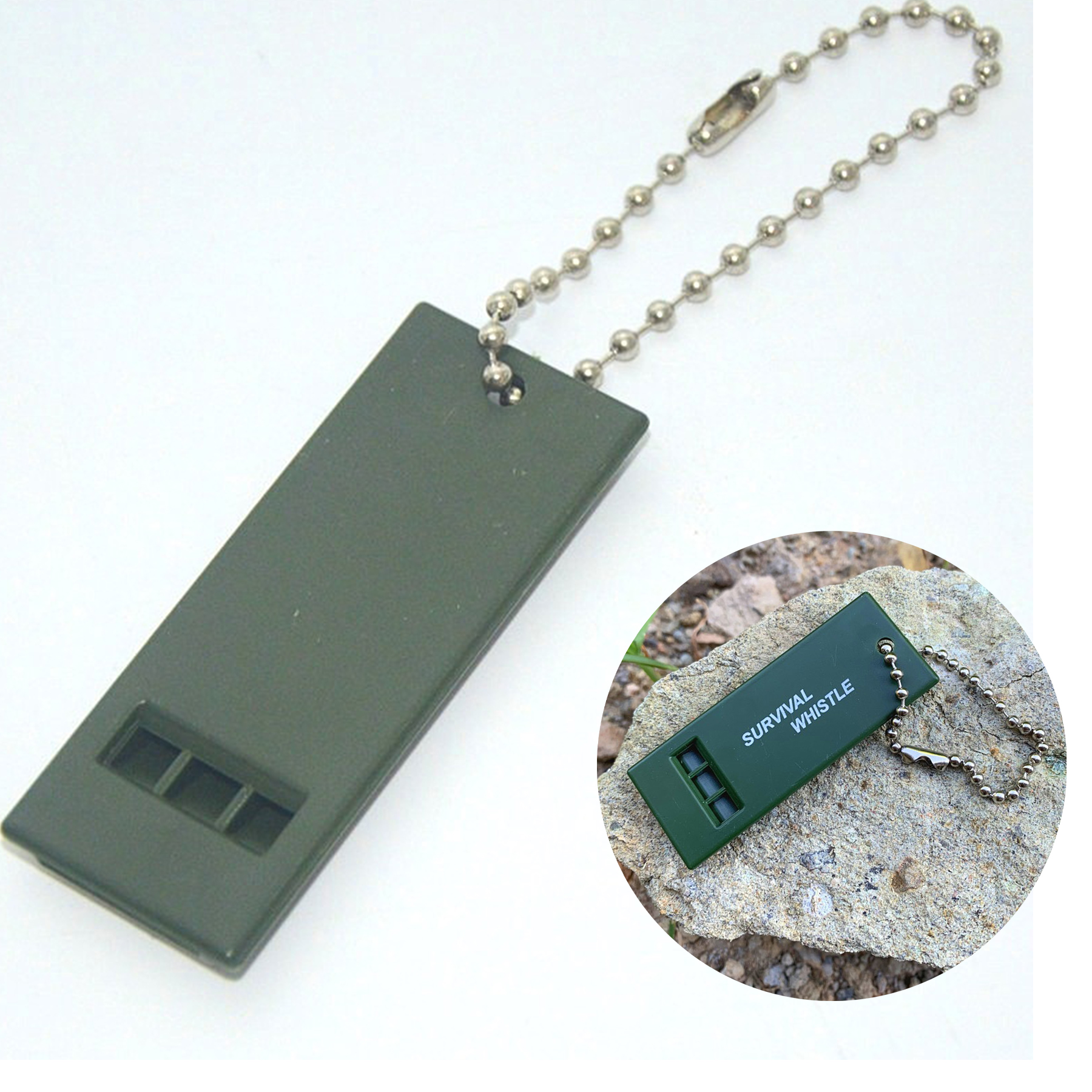 Tri-Band Outdoor Survival Whistle 2