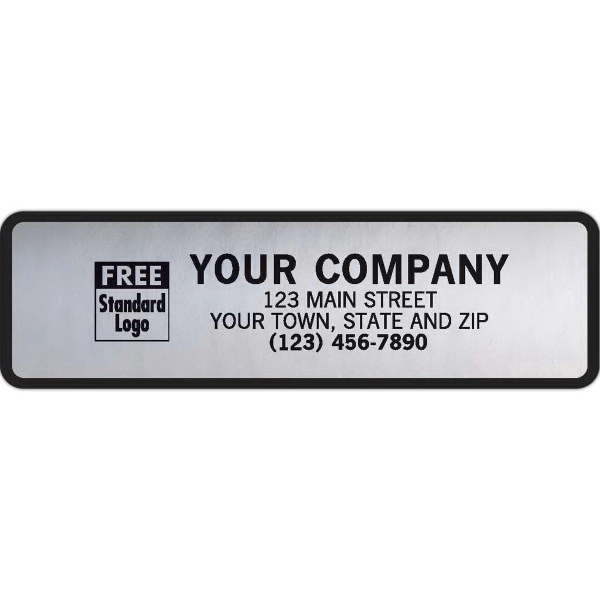 Tuff Shield Weatherproof Labels, Poly With Black Border 3