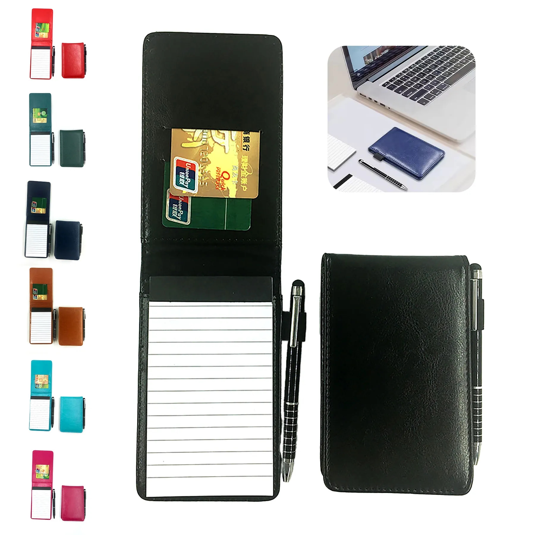 Mini Pocket Notepad Holder Set 4