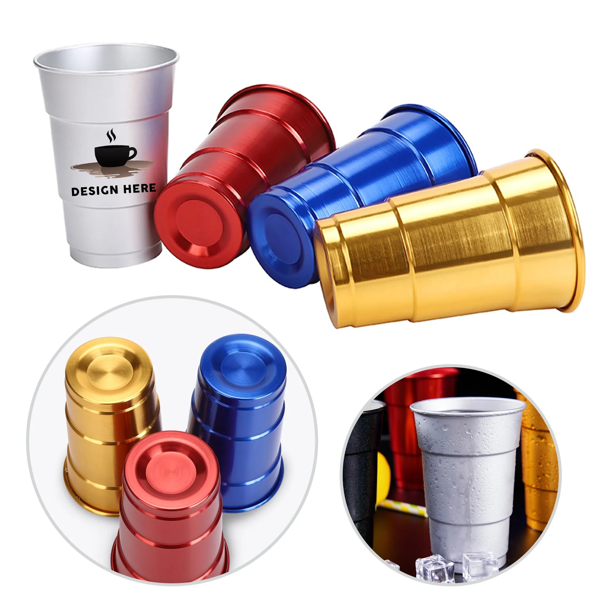 Aluminum Drinking Cup For Customized Sale 5