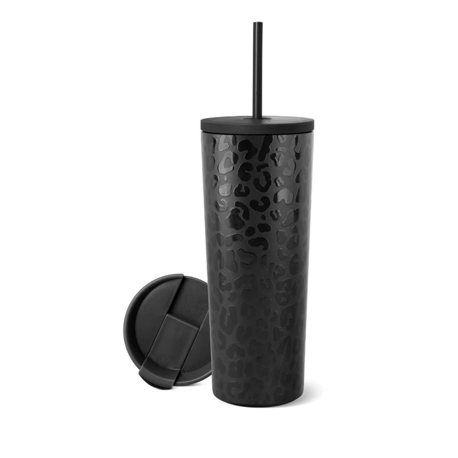 24oz straight stainless steel straw insulated cup 5