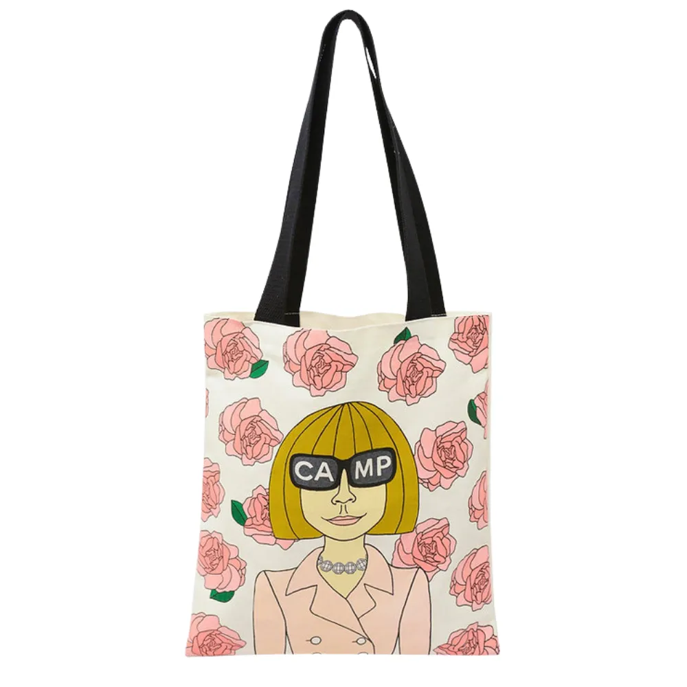 Recycled Canvas Magazine Tote Bag 8
