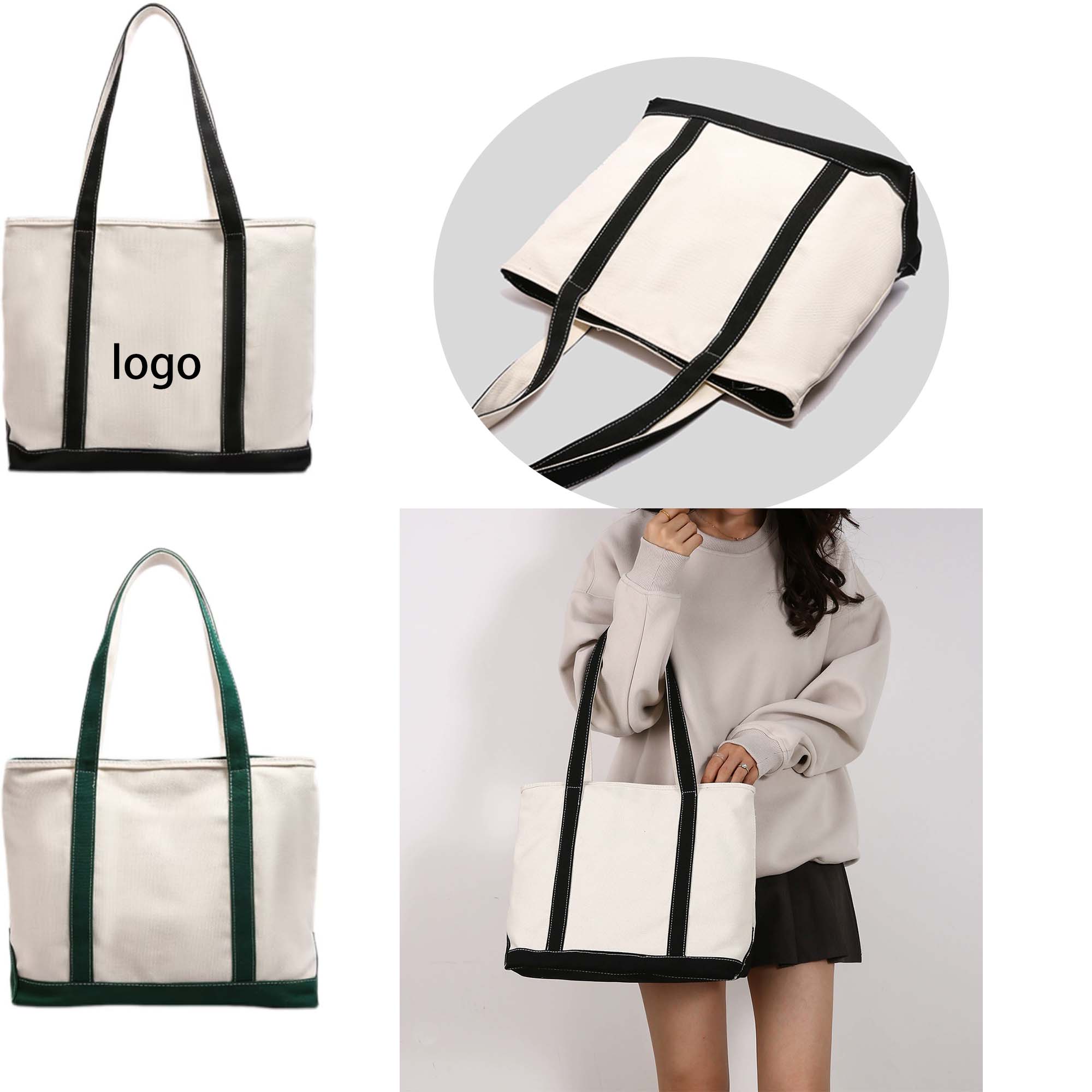 Shoulder Canvas Bag, custom tote bag with logo imprint 4