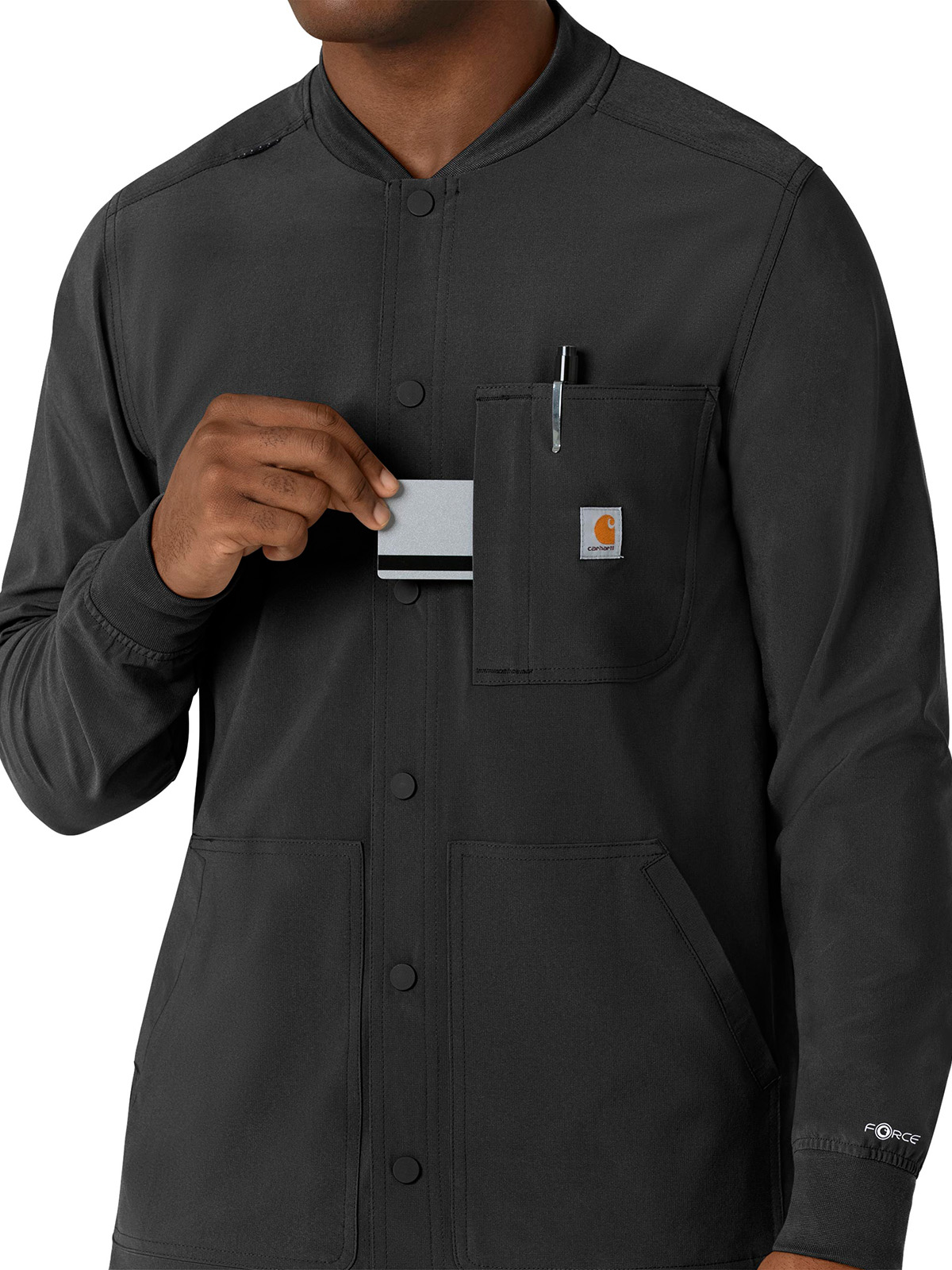 Force Cross-Flex Men's Five-Pocket Modern Fit Shirt Jacket