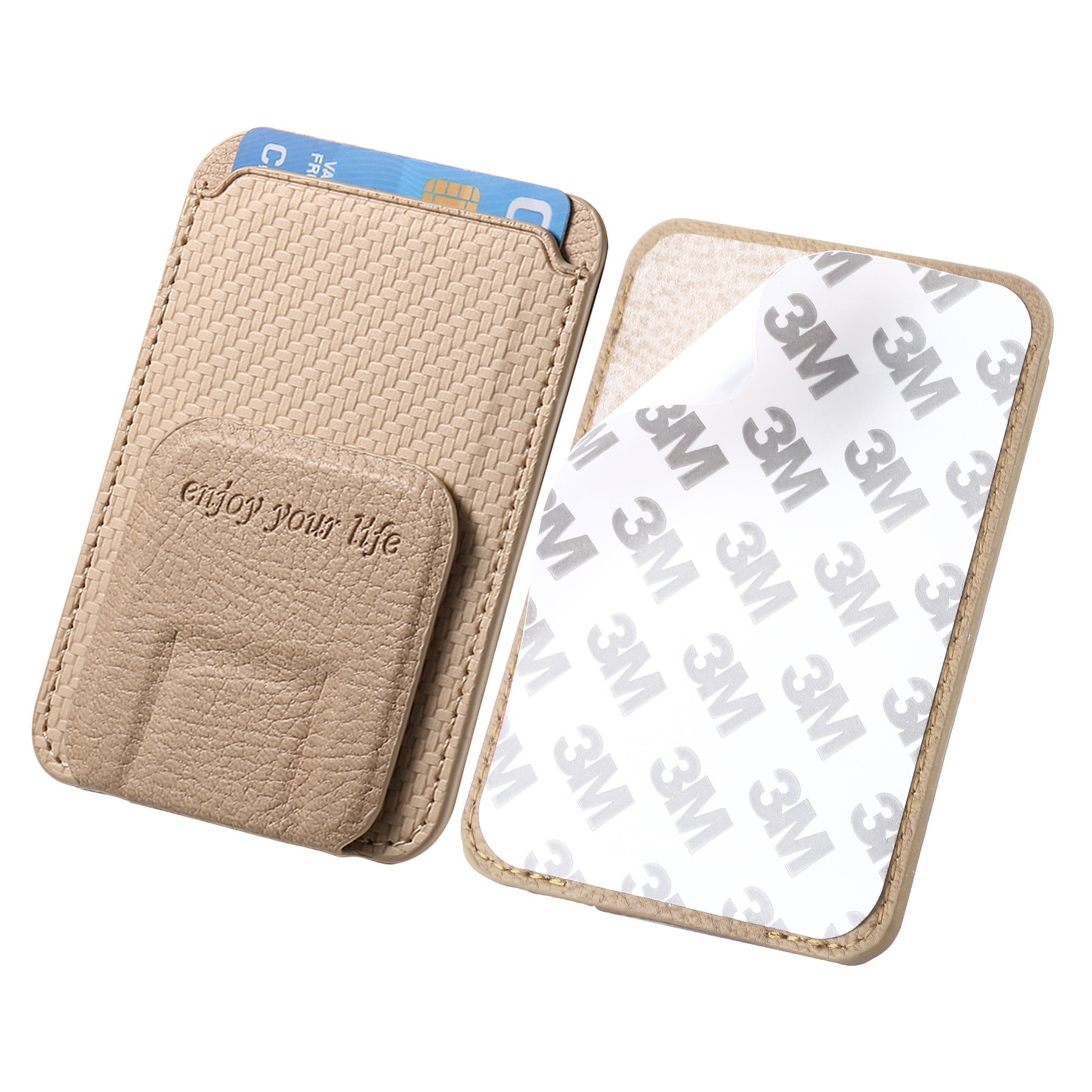 Multi-Functional Carbon Fiber Phone Holder Card Case 13