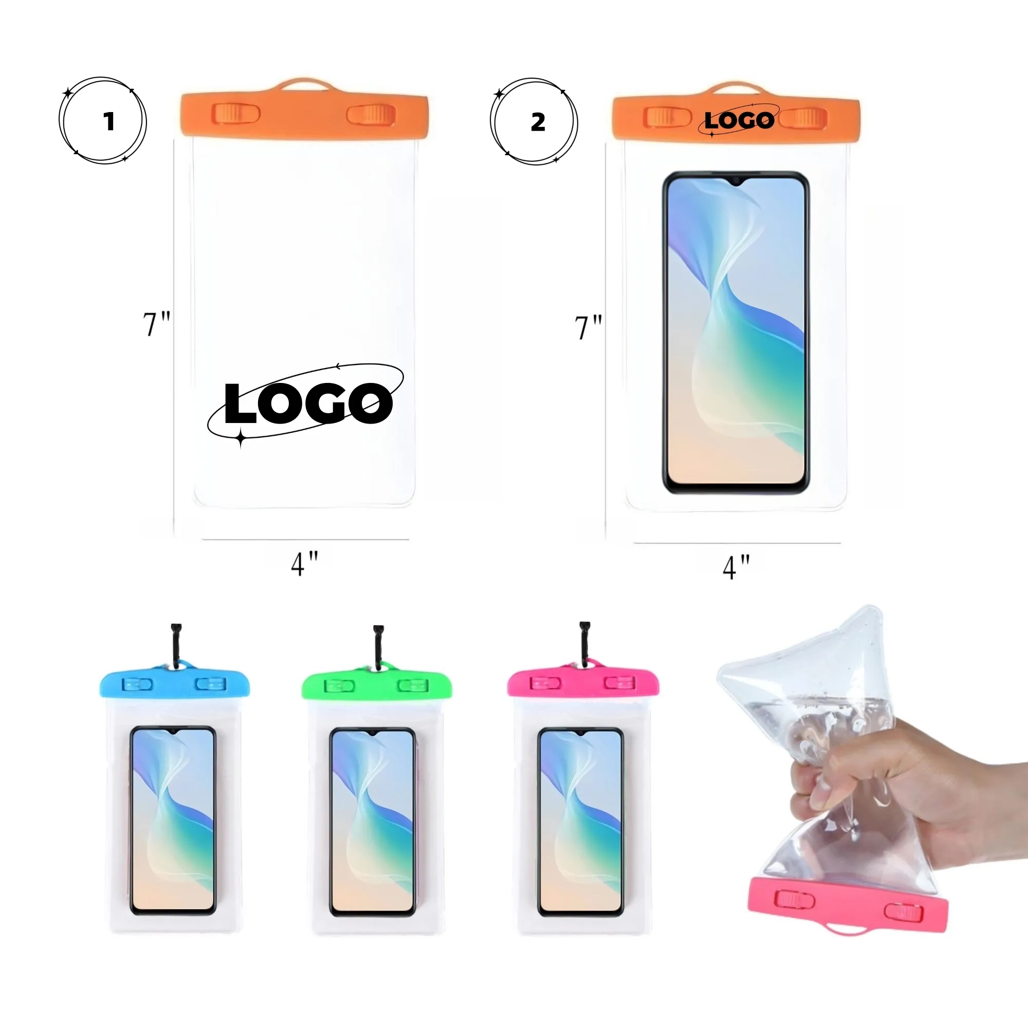 Waterproof Phone Bag Pouch MOQ 50