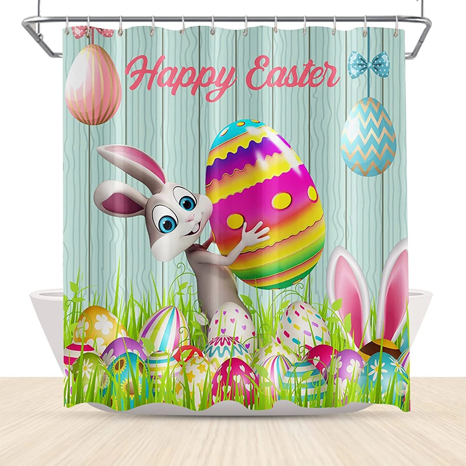Easter Shower Curtain 5