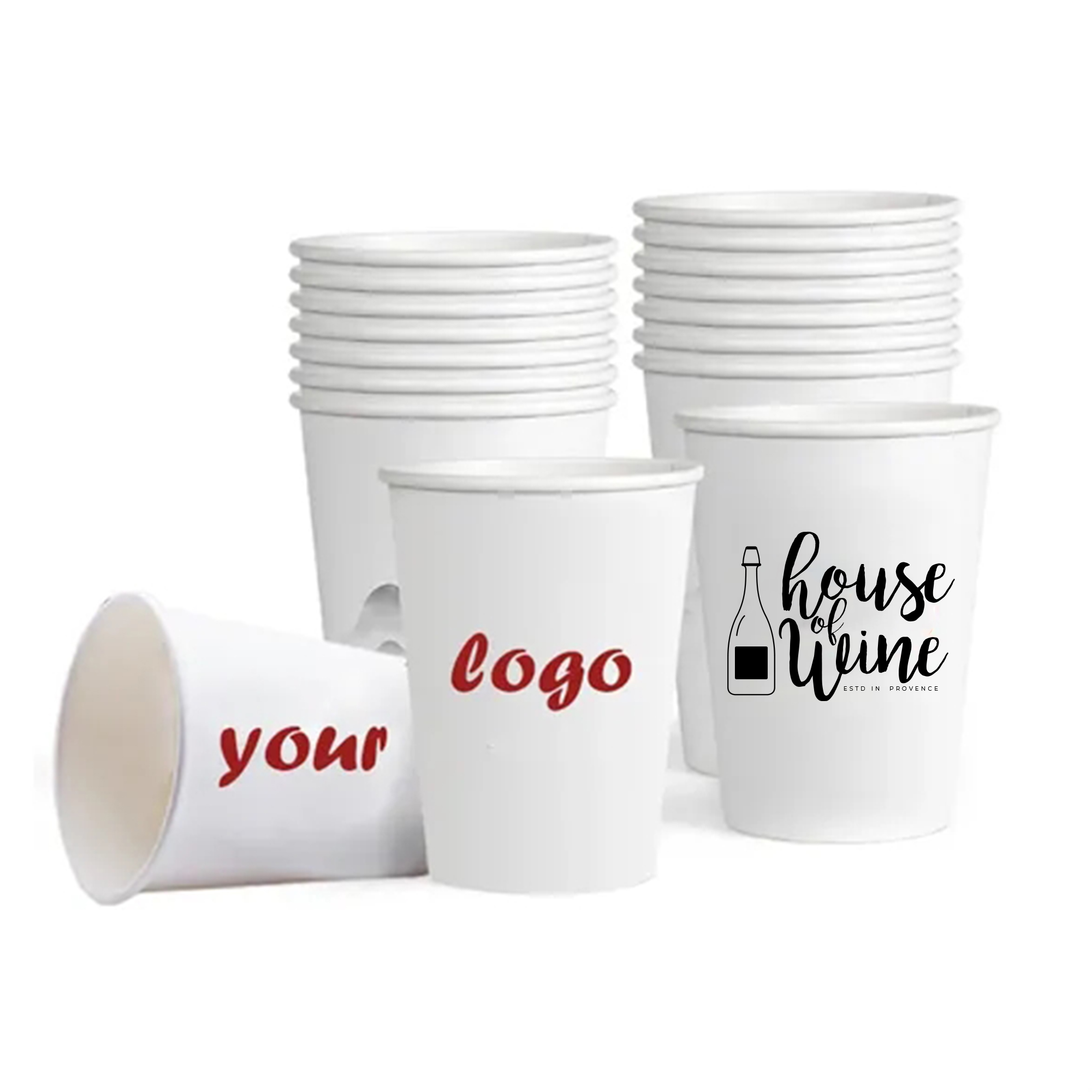 8 oz Paper Coffee Cup Disposable 2
