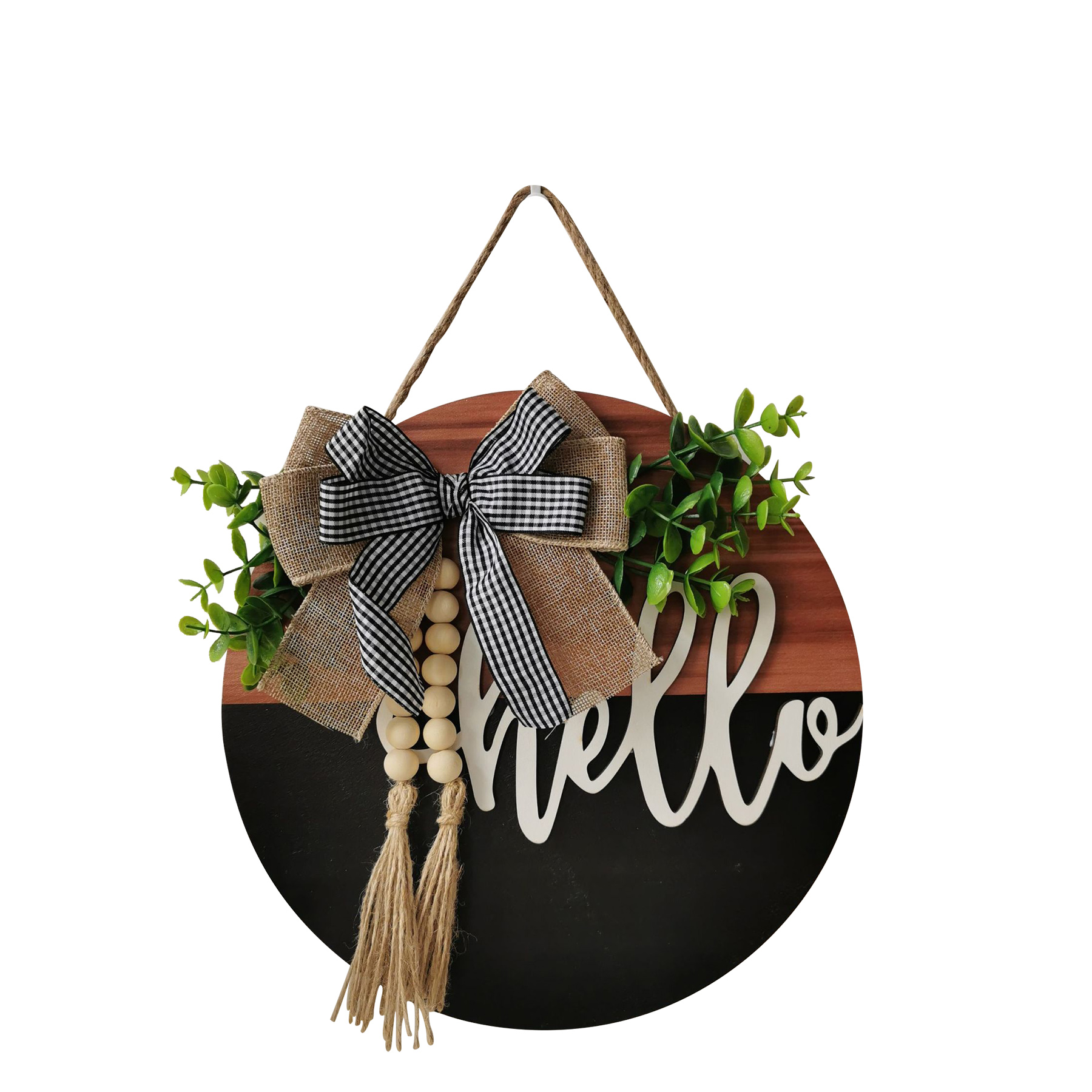Wooden Decorative Pendant Festival Ornaments 2