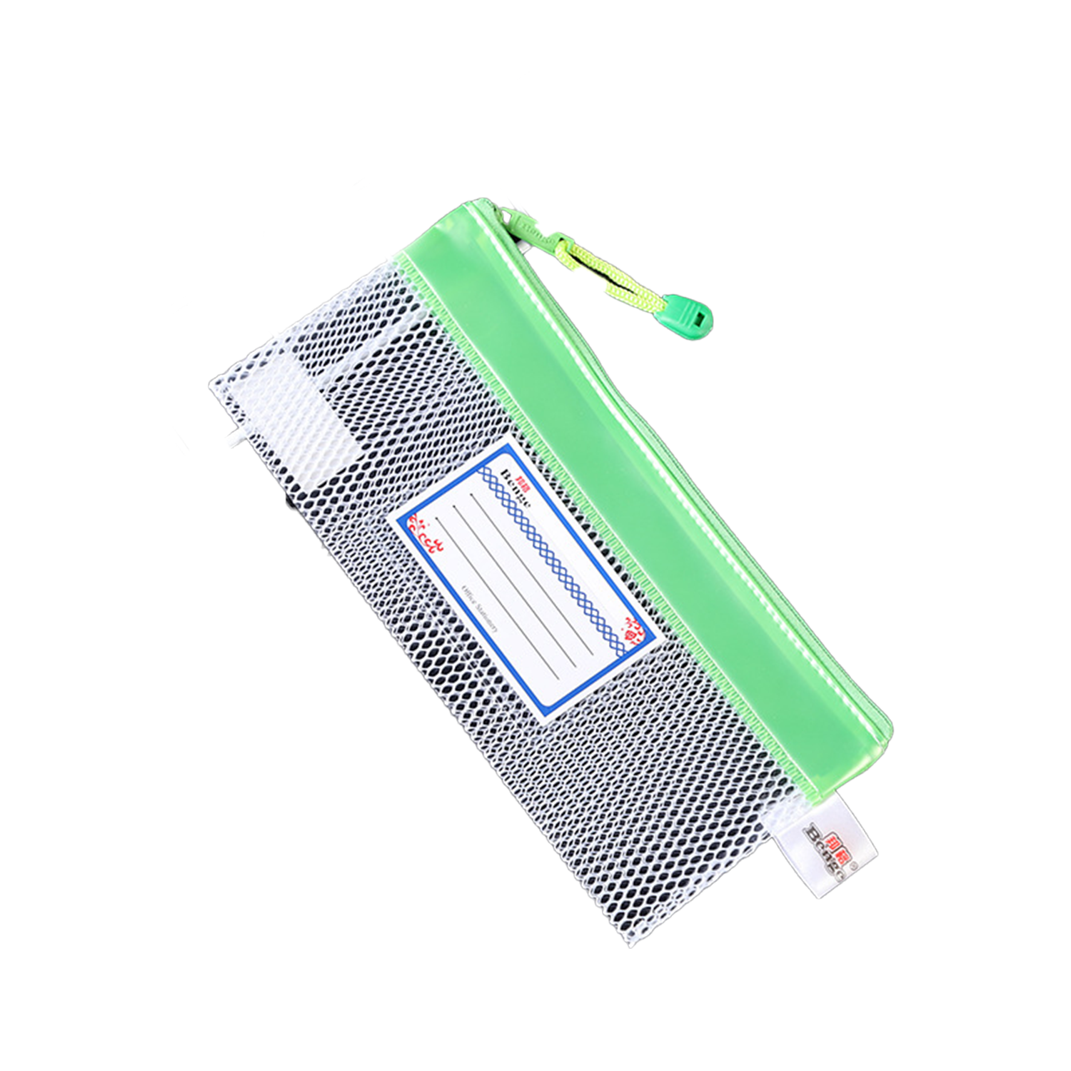 Transparent Mesh PVC Zippered Bag Semi-transparent Document 6
