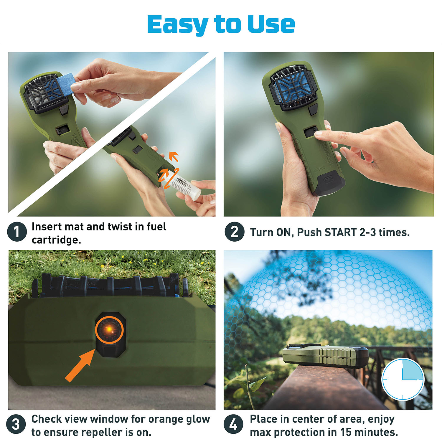 Thermacell® Portable Mosquito Repeller Hunt Pack 12