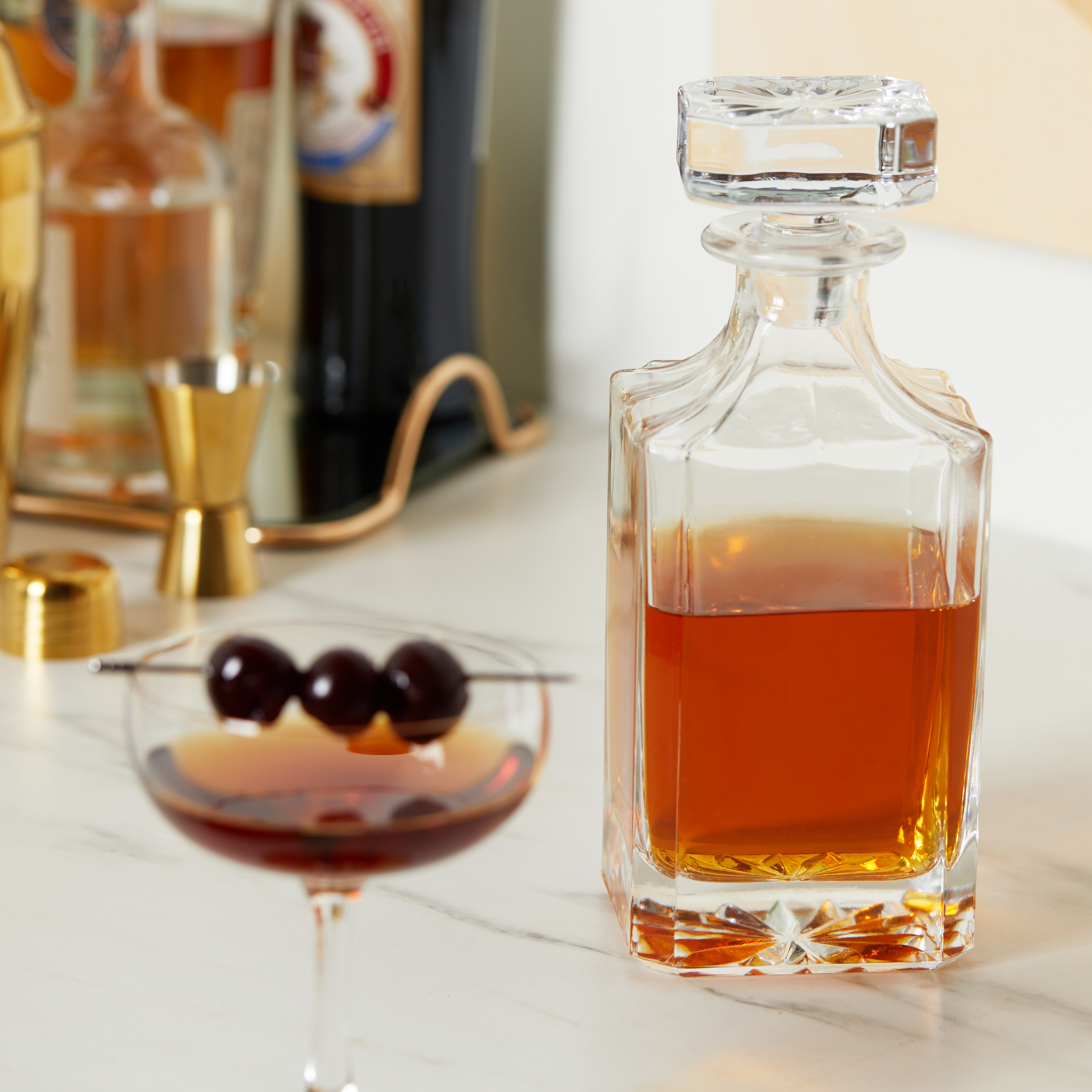 True® Clarity 750ml Spirits Decanter 6