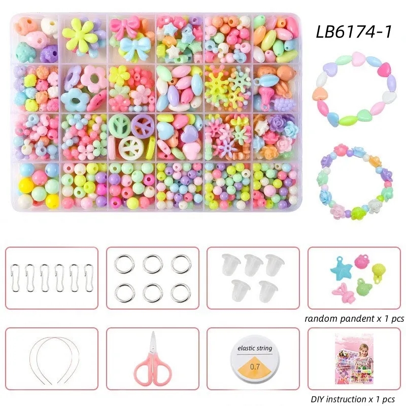 BULK Kids Jewelry Making Kit DIY Bracelet Set Beads Supplies 15