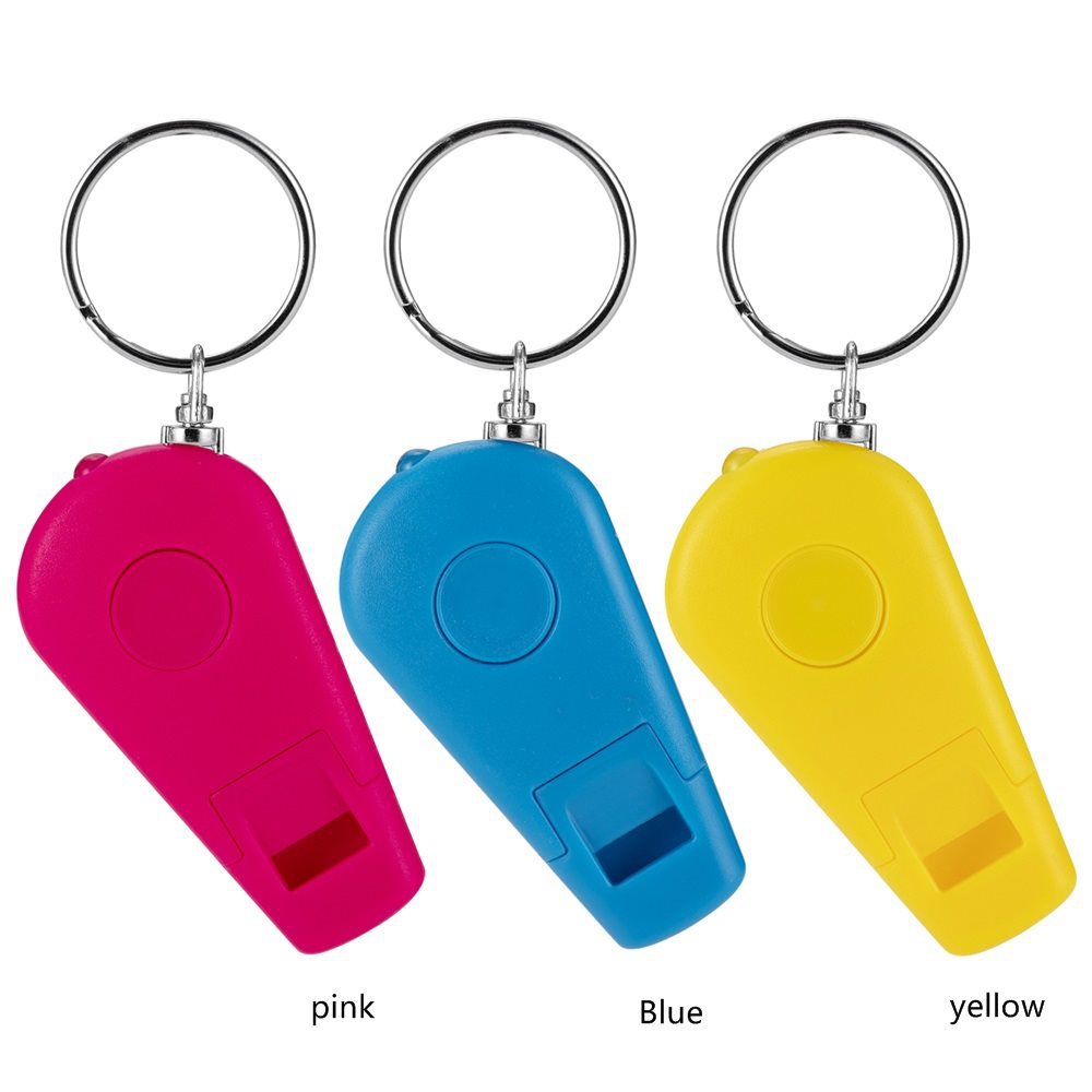 Safety Whistle Flashlight Keychain 1