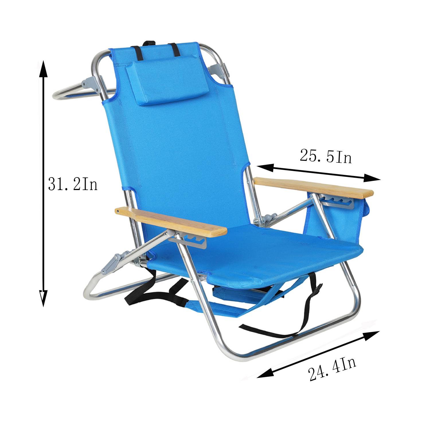 Outdoor Portable Folding Beach Chair 9