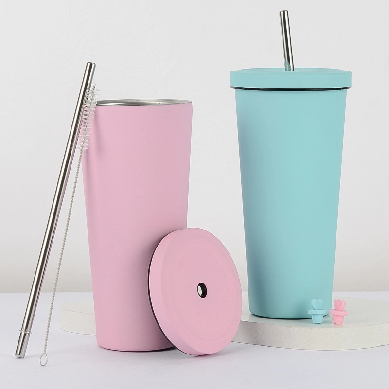 25 Oz Stainless Steel Straw Cup Double Vacuum Coffee 14