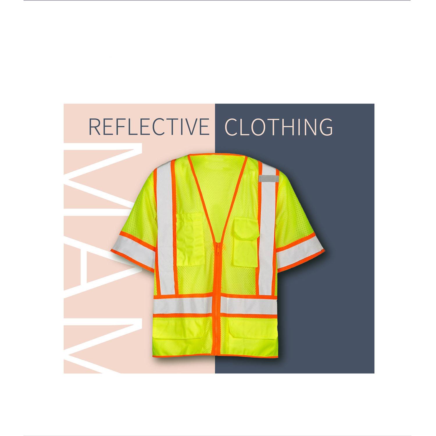 Construction Safety Reflective T-Shirt 3