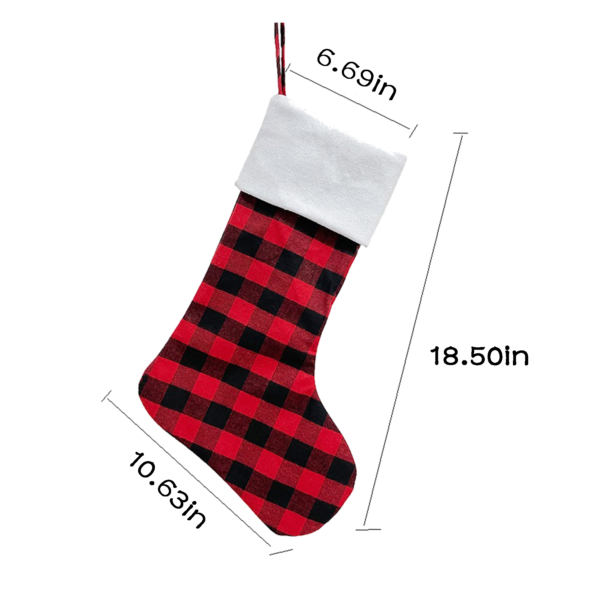 MOQ 20 PCS Festive Holiday Stocking 1