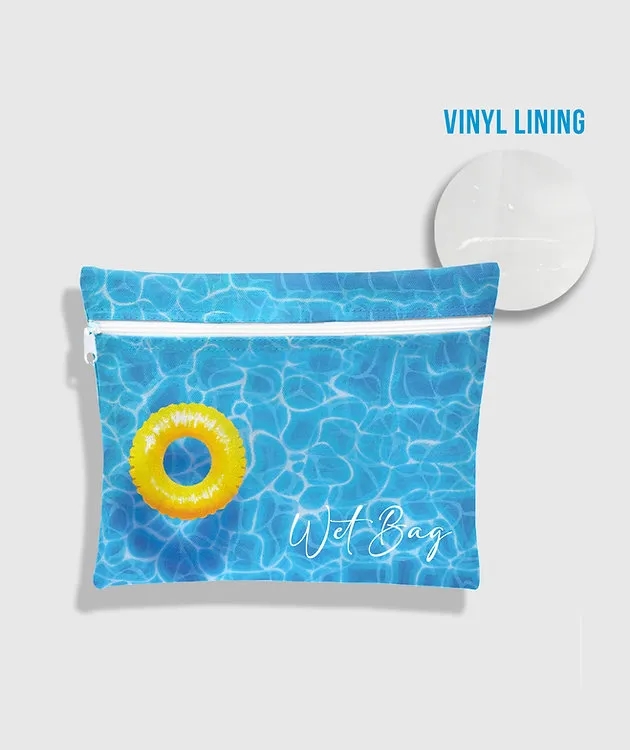 Sublimated Zippered Swimsuit Bag 1
