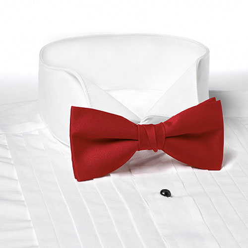 Red Clip-On Bow Tie 2