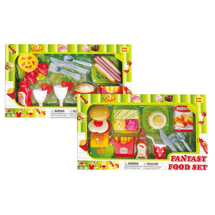 Play Food Playsets - Assorted Plastic 27 Pieces 2