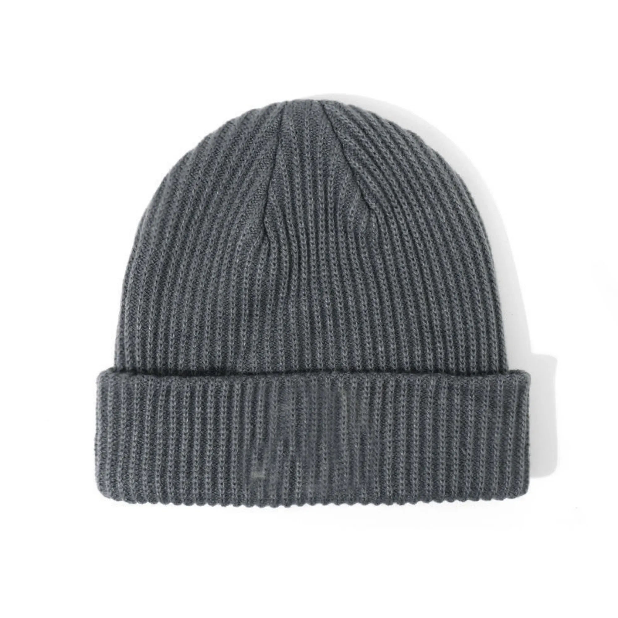 Unisex Warm Winter Hats Acrylic Knit Cuffed Beanie 3