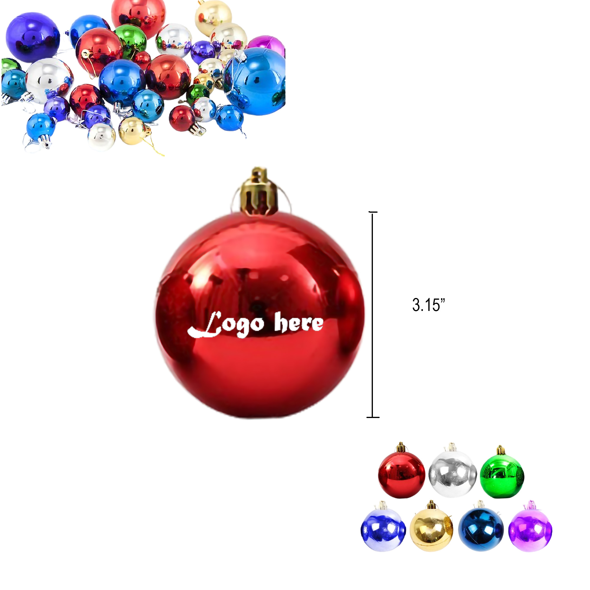 Christmas Balls Tree Ornaments 1