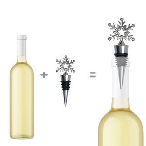 Unique Snowflake Design Wine Bottle Stopper 11