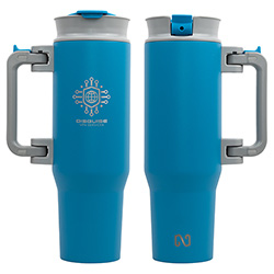 NAYAD® Genesis 40 oz Stainless Steel Double-Wall Vacuum Insulated Mug with Foldable Handle 9