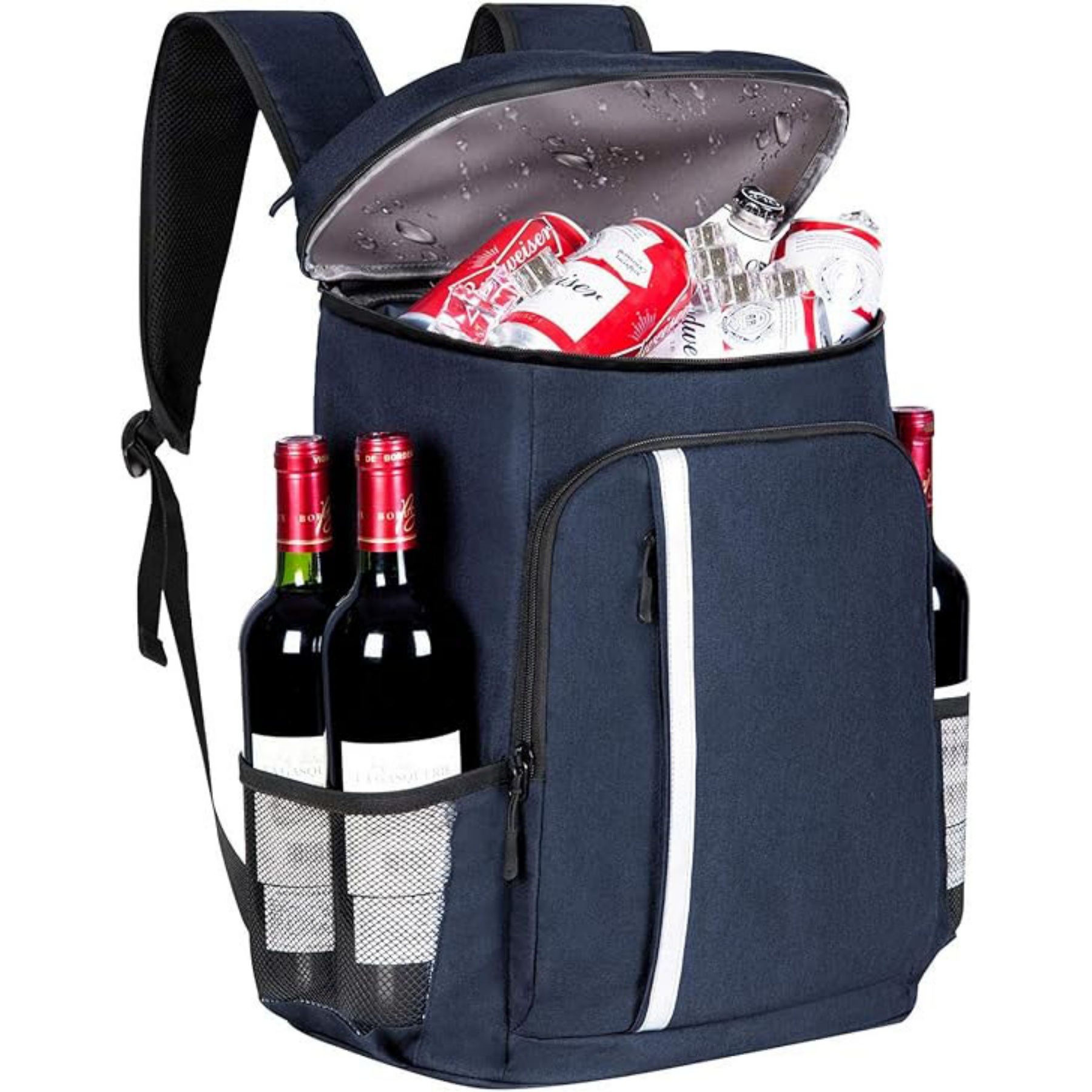 30 Cans Leakproof Insulated Waterproof Cooler Backpack 6