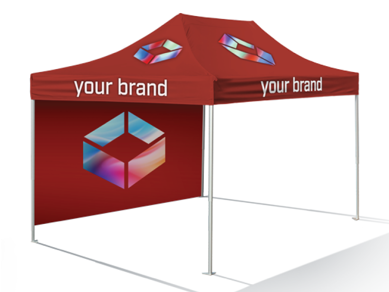 10'x15' Pro Package with Printed Top and Wall