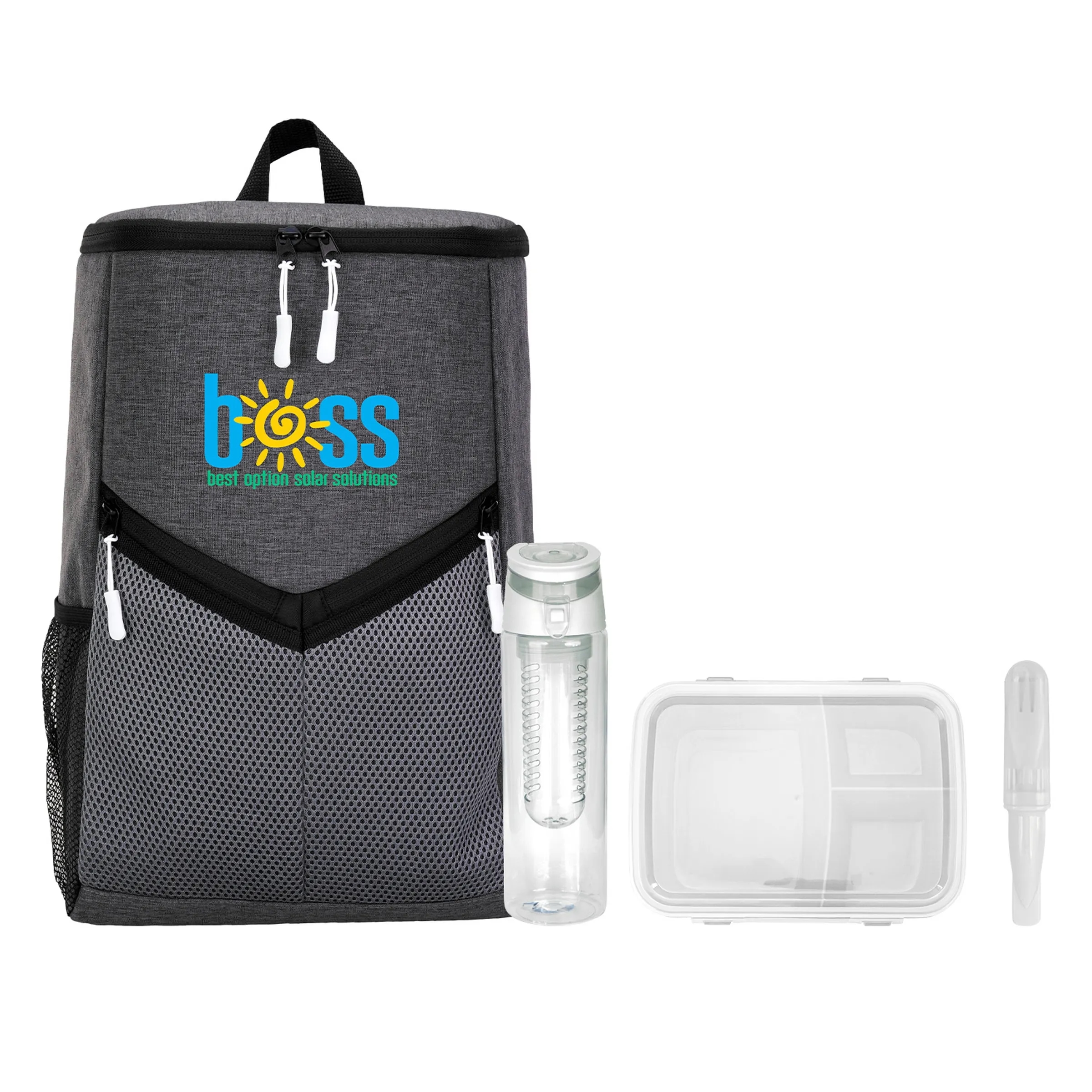 Victory Lunch & Drink To Go Backpack Set 4