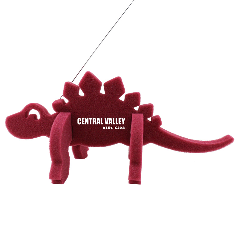 Steggy Dinosaur on a leash 11