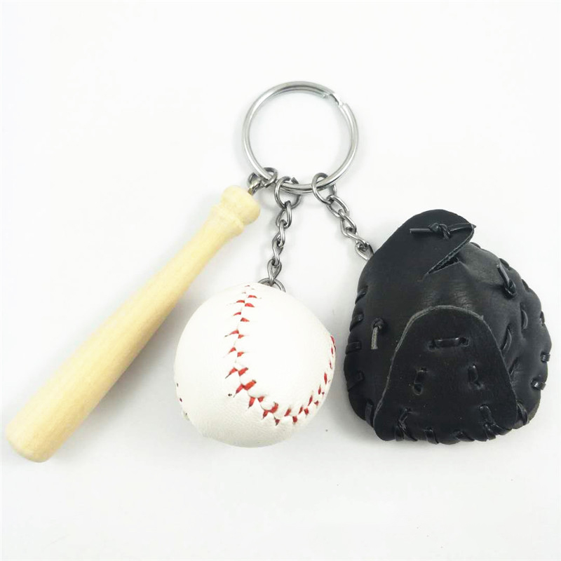 3 in 1 Baseball Metal Keychain 4