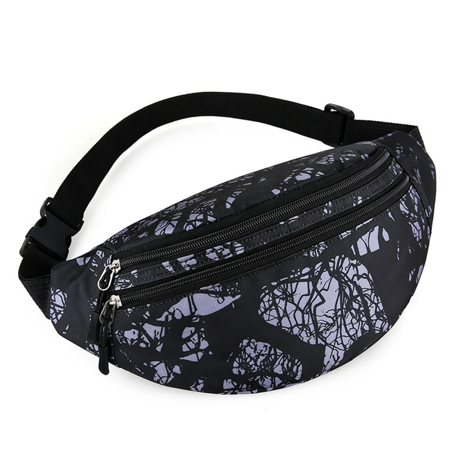3 Zipper Waist Pack w/ Full Wrap Sublimation Fanny Bag 7
