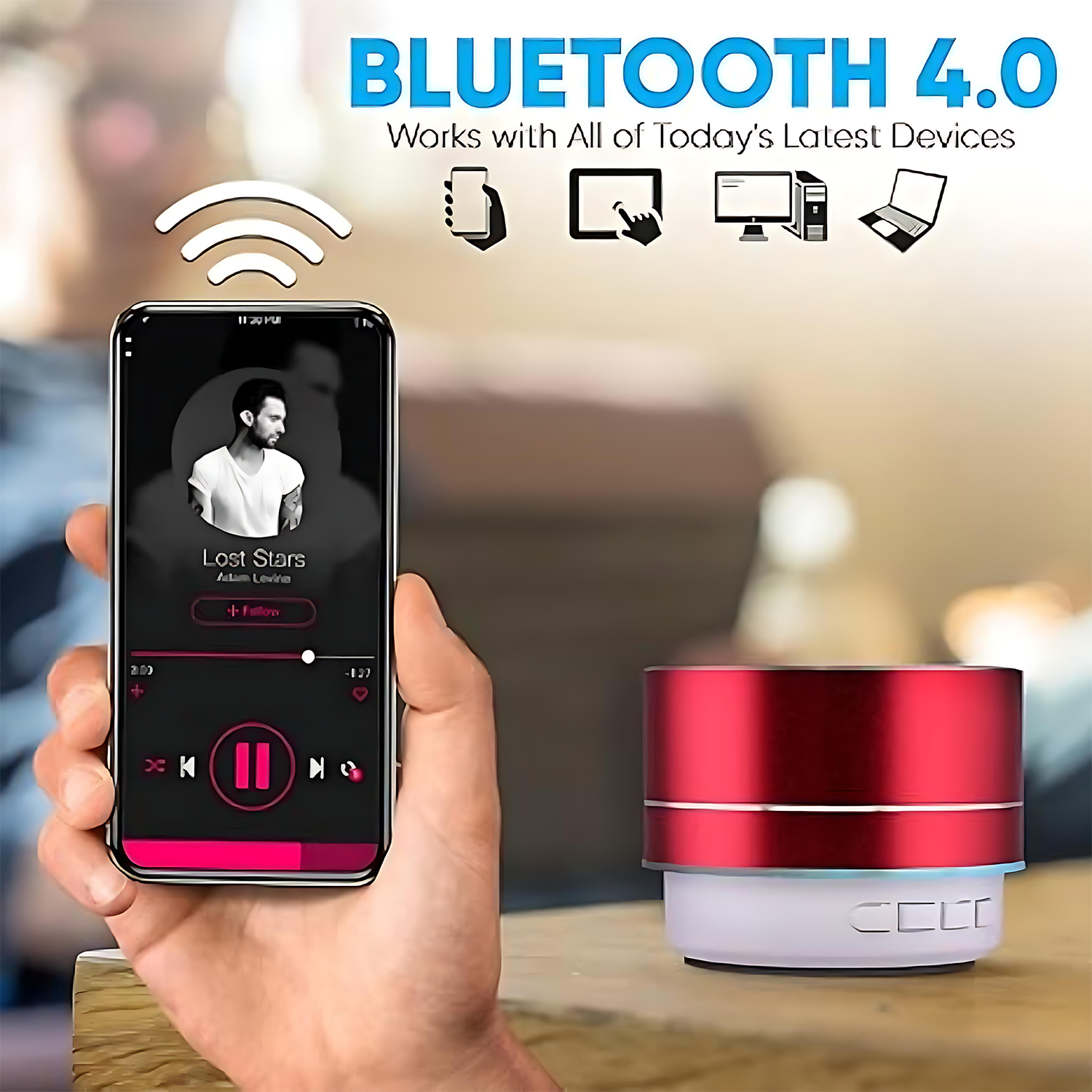 Compact Metal Wireless Bluetooth Speaker 7