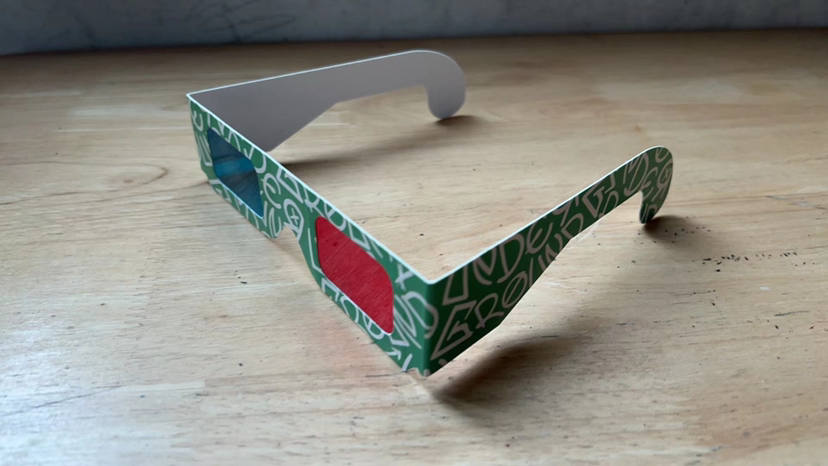 3D Paper Glasses 3