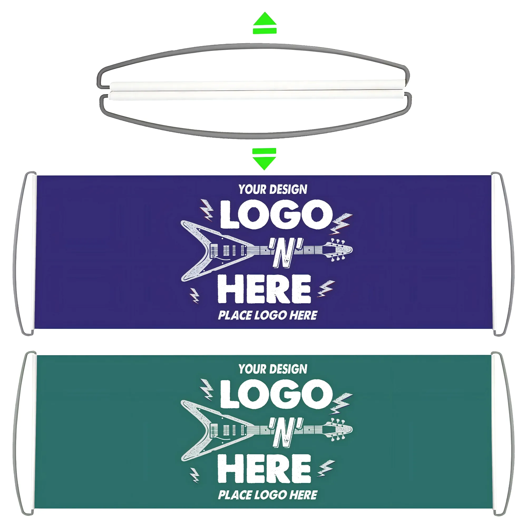 PET Retractable Hand Roll Banner 1
